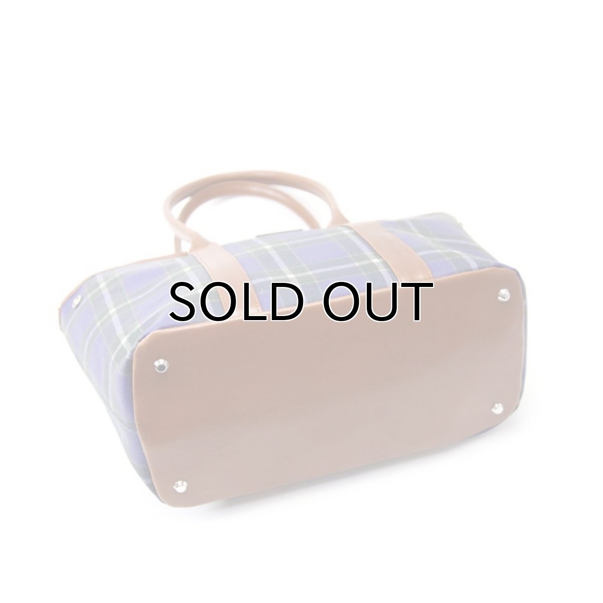 神戸タータン トートバッグ メンズ タータンチェック ブルー 神戸タータングッズ