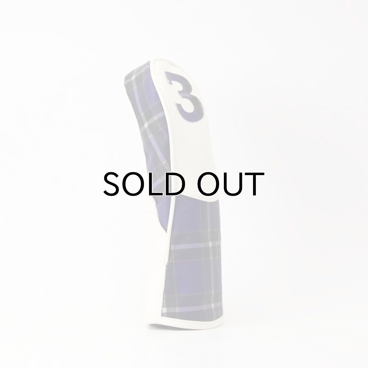 神戸タータン ヘッドカバー ゴルフ フェアウェイウッド 3番用 タータンチェック 神戸タータングッズ