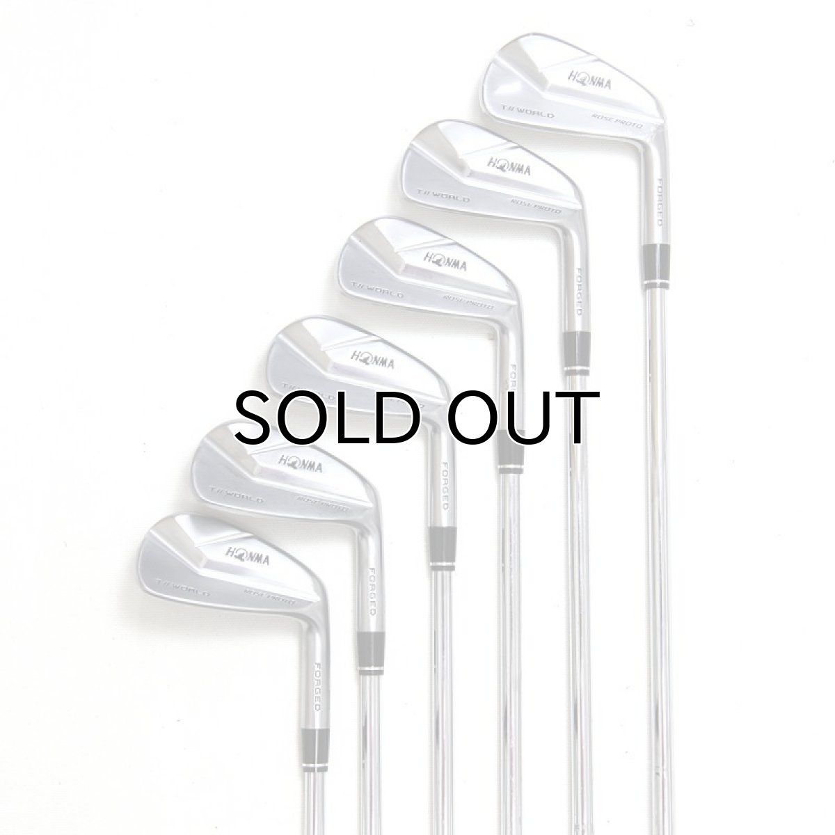 TW-MB ROSE PROTO アイアン 6本組(5-10) DG S200 とHONMA ホンマ TOUR WORLD ツアーワールド TW747V 別注2本（5，6）