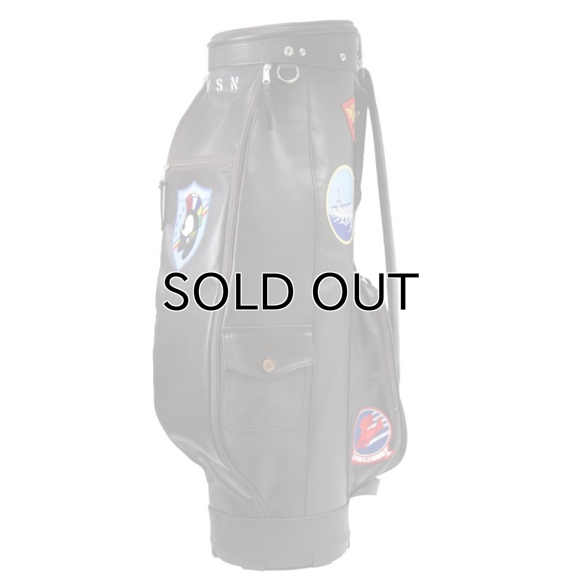 画像2: キャディバッグ ゴルフ トップガンモデル メンズ 人気おすすめ THEFEW レザー革 (2)