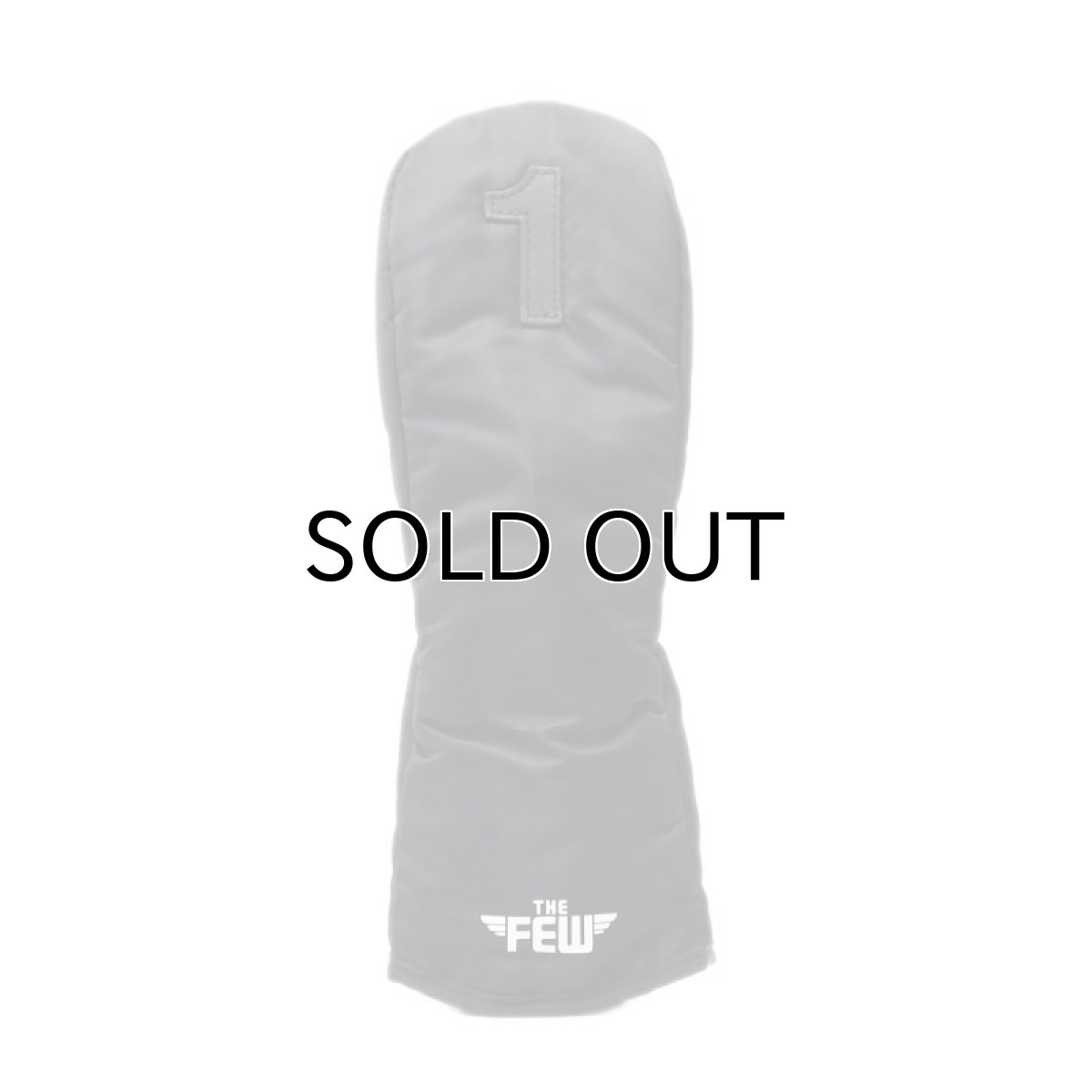 画像1: ヘッドカバー ゴルフ ドライバー用 THEFEW ナイロン ブラック (1)