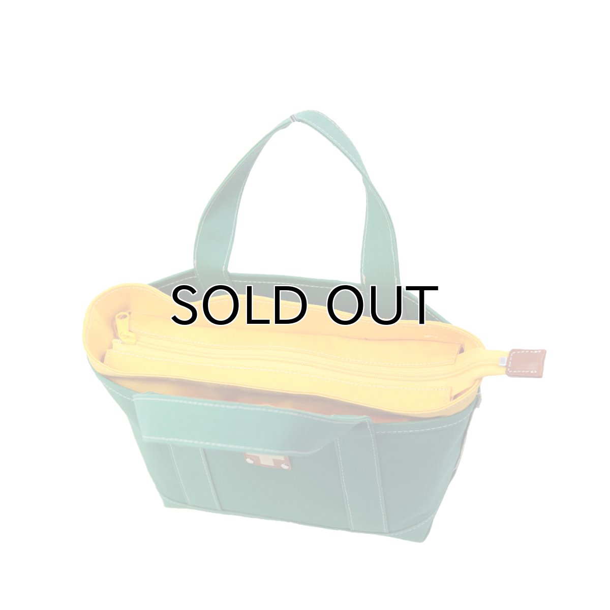 画像7: 帆布インナーバッグ 数量限定1stモデル 人気おすすめインナーバッグ 木の庄帆布プラス カーキブラウン (7)