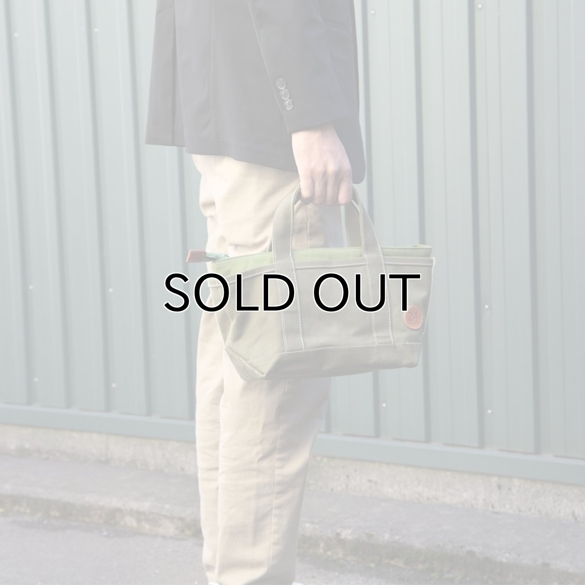 画像9: 帆布インナーバッグ 数量限定1stモデル 人気おすすめインナーバッグ 木の庄帆布プラス カーキブラウン (9)