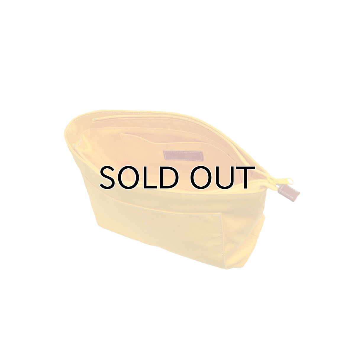 画像2: 帆布インナーバッグ 数量限定1stモデル 人気おすすめインナーバッグ 木の庄帆布プラス イエロー (2)