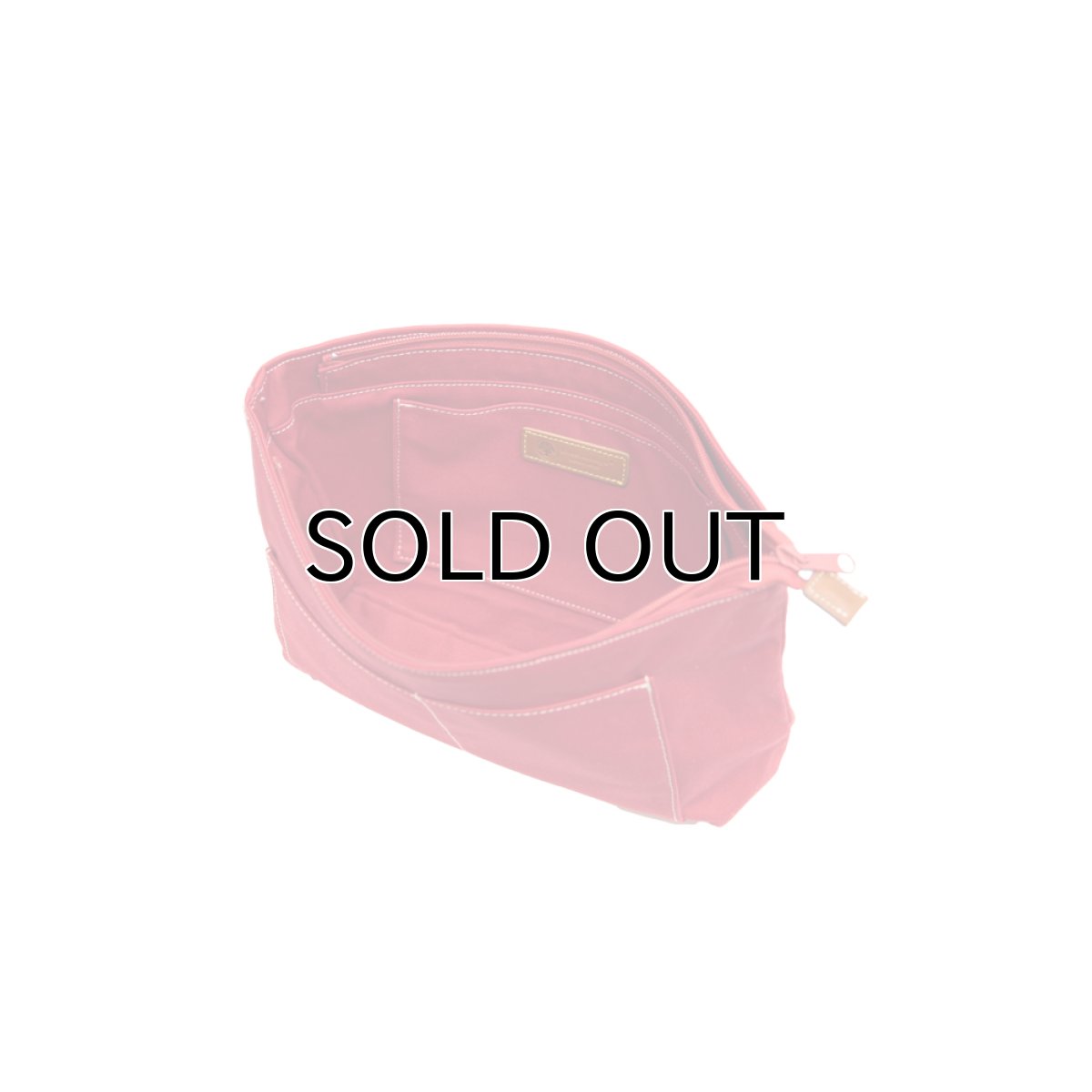 画像2: 帆布インナーバッグ 数量限定1stモデル 人気おすすめインナーバッグ 木の庄帆布プラス ワインレッド (2)