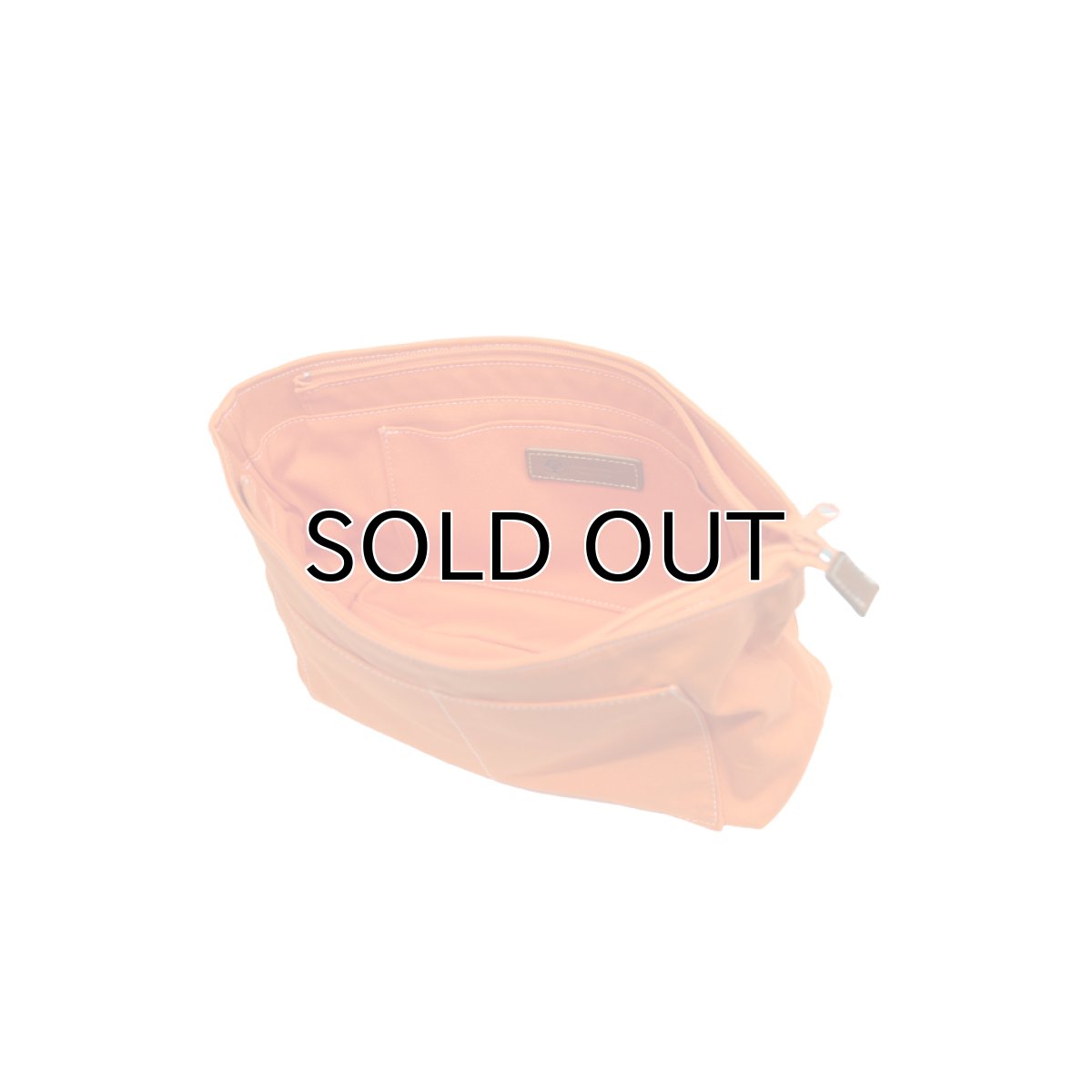 画像2: 帆布インナーバッグ 数量限定1stモデル 人気おすすめインナーバッグ 木の庄帆布プラス オレンジ (2)