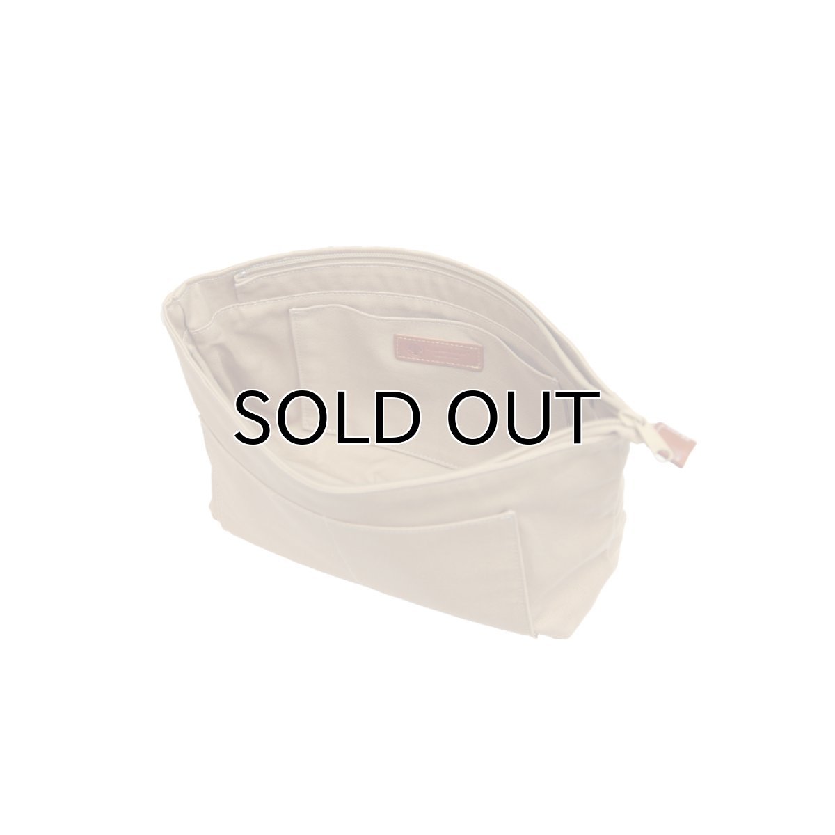 画像2: 帆布インナーバッグ 数量限定1stモデル 人気おすすめインナーバッグ 木の庄帆布プラス ベージュ (2)